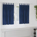 Perdele opace 2 pcs Albastru închis 140 x 140 cm Catifea - WALTI WALTI