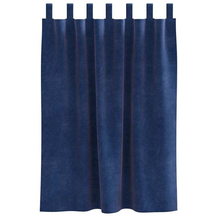 Perdele opace 2 pcs Albastru închis 140 x 140 cm Catifea - WALTI WALTI