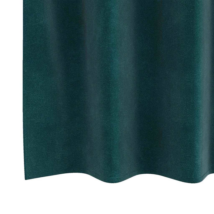 Perdele opace 2 pcs Verde închis 140 x 175 cm Catifea - WALTI WALTI