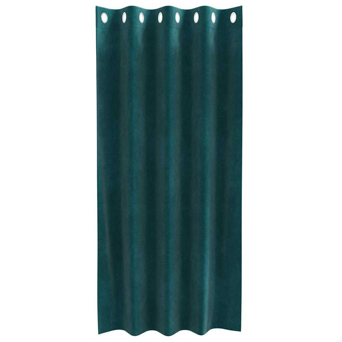 Perdele opace 2 pcs Verde închis 140 x 175 cm Catifea - WALTI WALTI