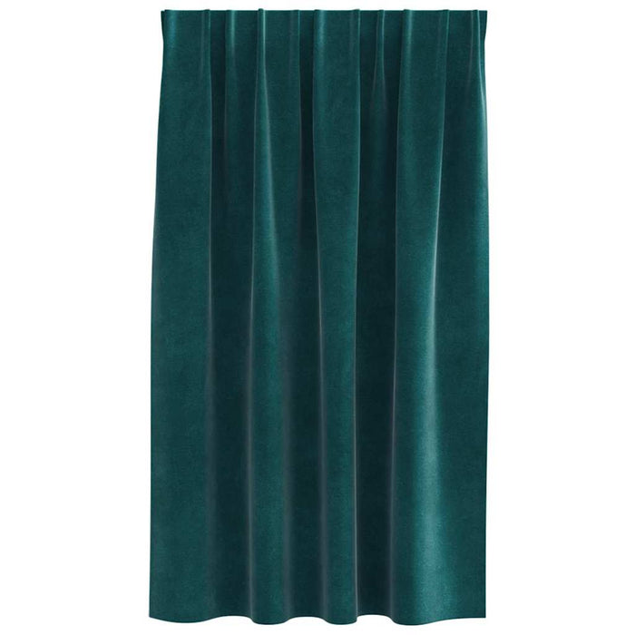Perdele opace 2 pcs Verde închis 140 x 140 cm Catifea - WALTI WALTI