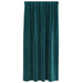 Perdele opace 2 pcs Verde închis 140 x 175 cm Catifea - WALTI WALTI