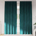 Perdele opace 2 pcs Verde închis 140 x 225 cm Catifea - WALTI WALTI
