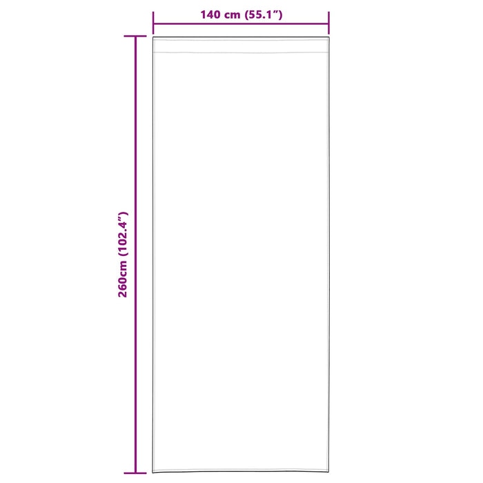 Perdele opace 2 pcs Verde închis 140 x 260 cm Catifea - WALTI WALTI