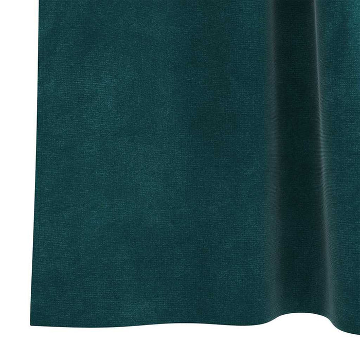 Perdele opace 2 pcs Verde închis 140 x 140 cm Catifea - WALTI WALTI