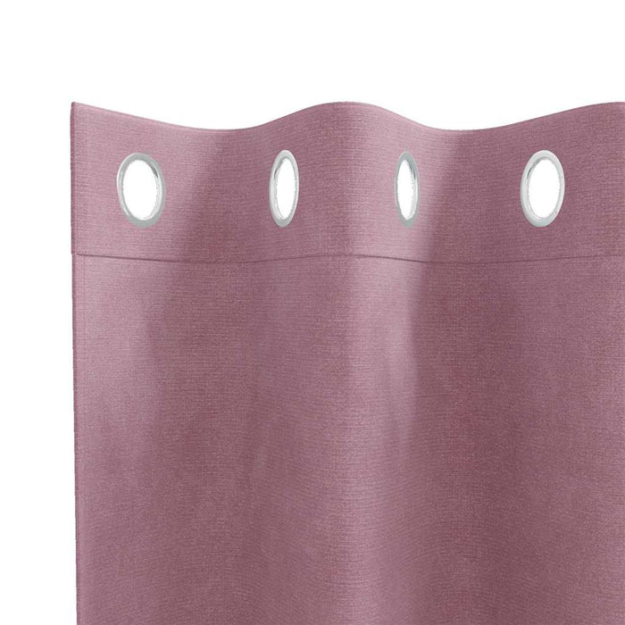 Perdele opace 2 pcs Roz închis 140 x 140 cm Catifea - WALTI WALTI
