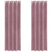Perdele opace 2 pcs Roz închis 140 x 225 cm Catifea - WALTI WALTI
