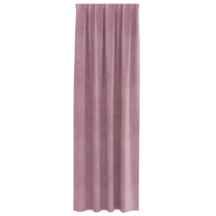 Perdele opace 2 pcs Roz închis 140 x 245 cm Catifea - WALTI WALTI