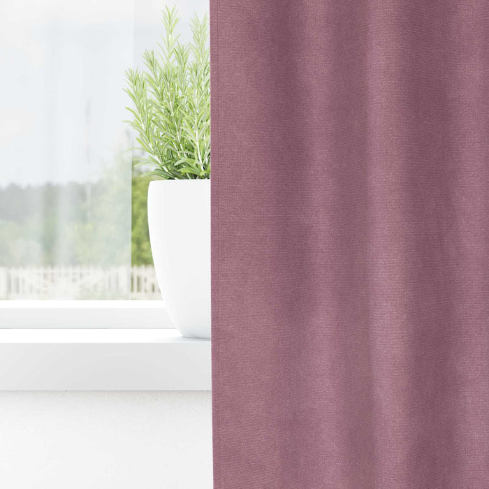Perdele opace 2 pcs Roz închis 140 x 140 cm Catifea - WALTI WALTI