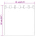 Perdele opace 2 pcs Roz închis 140 x 140 cm Catifea - WALTI WALTI