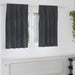 Perdele opace 2 pcs Gri deschis 140 x 140 cm Catifea - WALTI WALTI