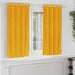 Perdele opace 2 pcs Galben muștar 140 x 175 cm Catifea - WALTI WALTI
