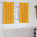 Perdele opace 2 pcs Galben muștar 140 x 140 cm Catifea - WALTI WALTI