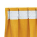 Perdele opace 2 pcs Galben muștar 140 x 225 cm Catifea - WALTI WALTI