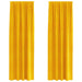 Perdele opace 2 pcs Galben muștar 140 x 245 cm Catifea - WALTI WALTI