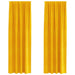 Perdele opace 2 pcs Galben muștar 140 x 260 cm Catifea - WALTI WALTI