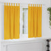 Perdele opace 2 pcs Galben muștar 140 x 175 cm Catifea - WALTI WALTI