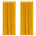 Perdele opace 2 pcs Galben muștar 140 x 260 cm Catifea - WALTI WALTI