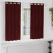 Perdele opace 2 pcs Roșu Vin 140 x 175 cm Catifea - WALTI WALTI