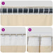 Perdele opace 2 pcs Roșu Vin 140 x 140 cm Catifea - WALTI WALTI
