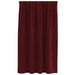 Perdele opace 2 pcs Roșu Vin 140 x 140 cm Catifea - WALTI WALTI
