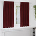 Perdele opace 2 pcs Roșu Vin 140 x 175 cm Catifea - WALTI WALTI