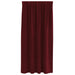 Perdele opace 2 pcs Roșu Vin 140 x 175 cm Catifea - WALTI WALTI