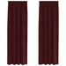 Perdele opace 2 pcs Roșu Vin 140 x 260 cm Catifea - WALTI WALTI