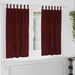 Perdele opace 2 pcs Roșu Vin 140 x 175 cm Catifea - WALTI WALTI