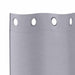Perdele Opaque cu Inel 2 buc. Gri Metalic 140 x 140 cm - WALTI WALTI