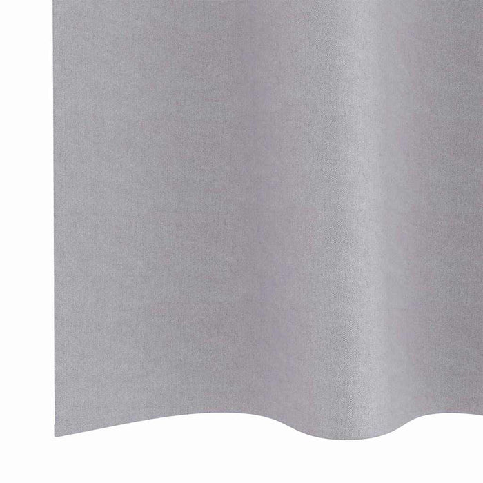 Perdele Opaque cu Inel 2 buc. Gri Metalic 140 x 140 cm - WALTI WALTI