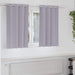 Perdele Opaque cu Inel 2 buc. Gri Metalic 140 x 140 cm - WALTI WALTI
