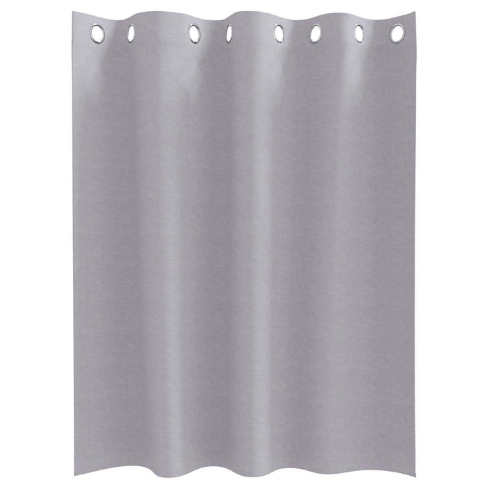 Perdele Opaque cu Inel 2 buc. Gri Metalic 140 x 140 cm - WALTI WALTI