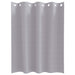 Perdele Opaque cu Inel 2 buc. Gri Metalic 140 x 140 cm - WALTI WALTI