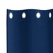 Perdele cu perdele 2 pcs Albastru închis 225 x 140 cm Poliester - WALTI WALTI