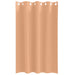 Perdele cu perdele 2 pcs Maro deschis 175 x 140 cm Poliester - WALTI WALTI