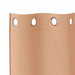 Perdele cu perdele 2 pcs Maro deschis 225 x 140 cm Poliester - WALTI WALTI