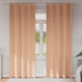 Perdele cu perdele 2 pcs Maro deschis 260 x 140 cm Poliester - WALTI WALTI