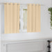 Perdele cu perdele 2 pcs Crem 140 x 140 cm Poliester - WALTI WALTI