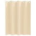 Perdele cu perdele 2 pcs Crem 140 x 140 cm Poliester - WALTI WALTI
