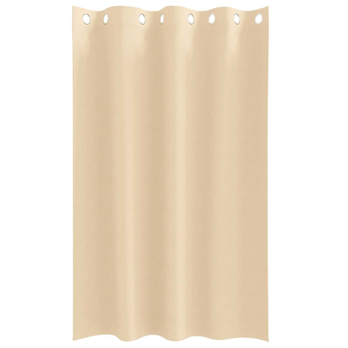 Perdele cu perdele 2 pcs Crem 175 x 140 cm Poliester - WALTI WALTI