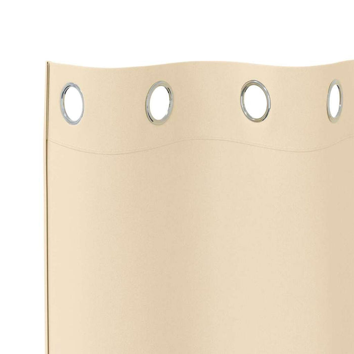 Perdele cu perdele 2 pcs Crem 225 x 140 cm Poliester - WALTI WALTI