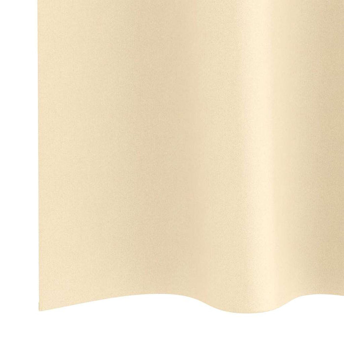 Perdele cu perdele 2 pcs Crem 225 x 140 cm Poliester - WALTI WALTI