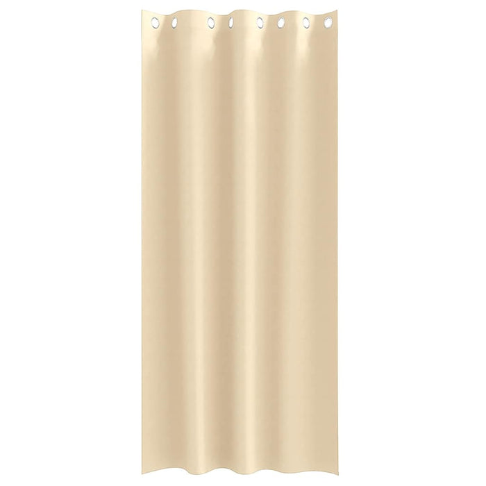 Perdele cu perdele 2 pcs Crem 225 x 140 cm Poliester - WALTI WALTI