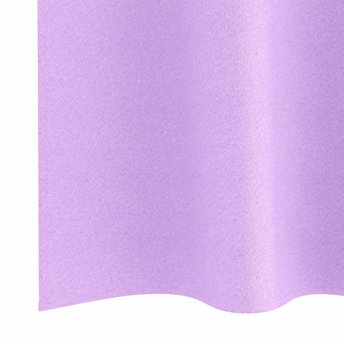 Perdele cu perdele 2 pcs Violet 140 x 140 cm Poliester - WALTI WALTI