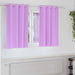 Perdele cu perdele 2 pcs Violet 140 x 140 cm Poliester - WALTI WALTI