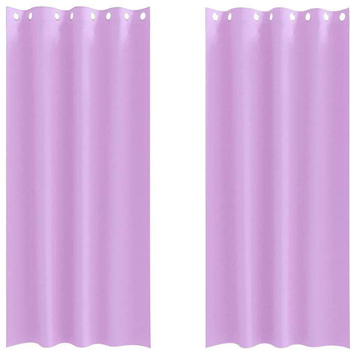 Perdele cu perdele 2 pcs Violet 225 x 140 cm Poliester - WALTI WALTI