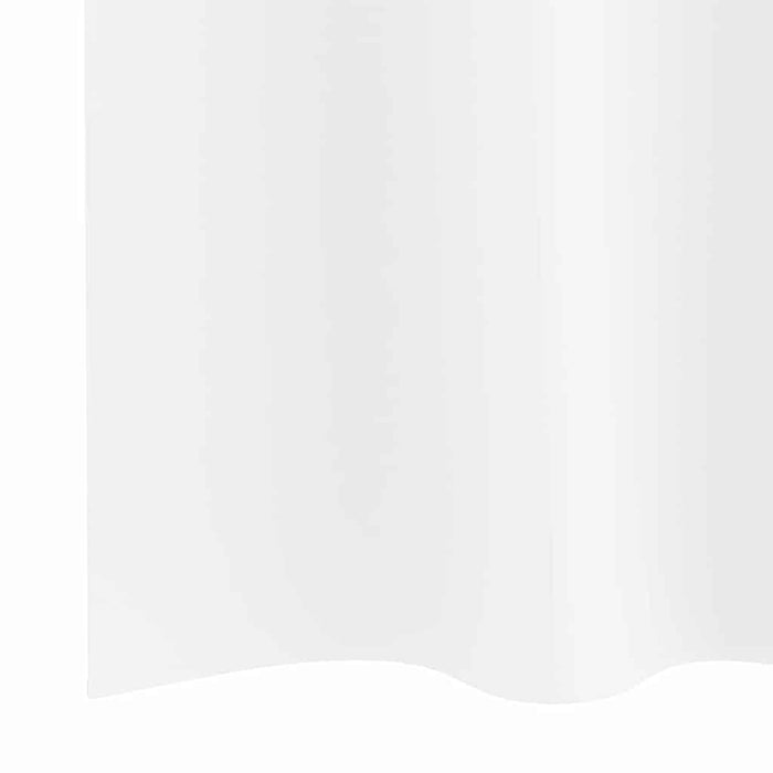 Perdele cu perdele 2 pcs Alb pur 245 x 140 cm Poliester - WALTI WALTI
