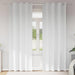 Perdele cu perdele 2 pcs Alb pur 245 x 140 cm Poliester - WALTI WALTI