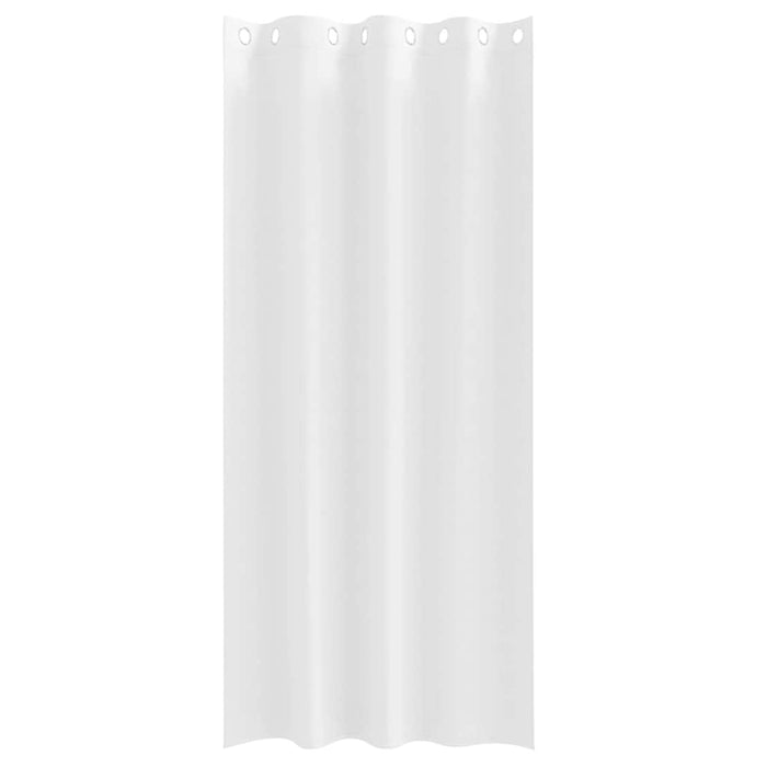 Perdele cu perdele 2 pcs Alb pur 245 x 140 cm Poliester - WALTI WALTI